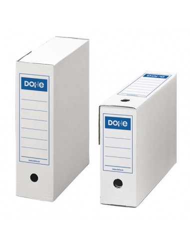 Dohe Caja de Carton de Primera Calidad - Montaje Rapido y Facil - Color Blanco