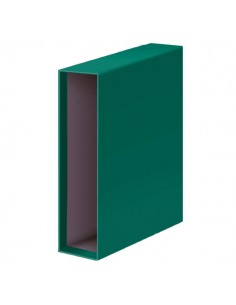 Dohe Funda Individual de Archivador - para Tamaño A4 Lomo Ancho - Carton Forrado con Papel Impreso - Protege Tus Documentos