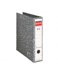 Dohe Archivadores Jaspeados - Carton Forrado con Papel Impreso - Cantoneras Metalicas - Ollao y Palanca de Maxima Calidad -