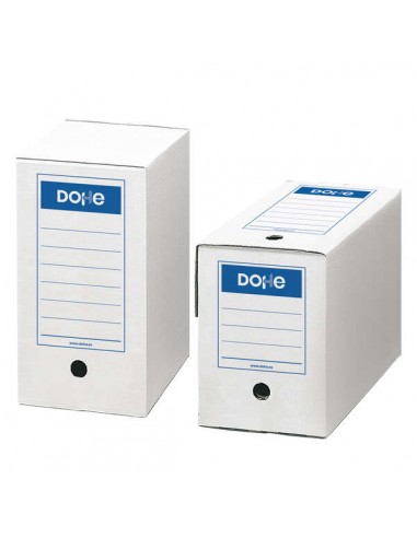 Dohe Caja de Carton de Primera Calidad - Montaje Rapido y Facil - Color Blanco