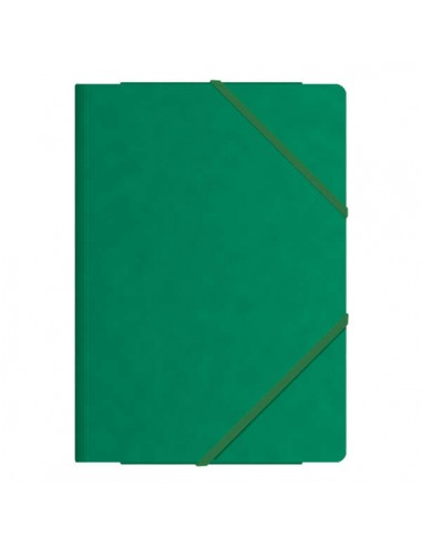 Dohe Carpetas de Gomas con Tres Solapas - Tamaño Folio - Cartulina de Primera Calidad - Plastificadas - Cierre de Gomas