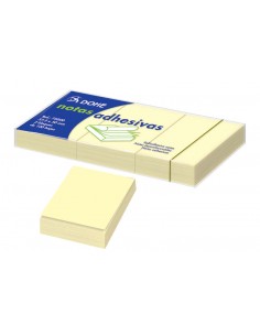 Dohe Blocs de Notas Reposicionables - 100 Hojas - Papel de 75gr - Ideal para Oficina y Escuela