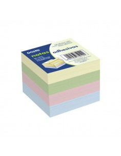 Dohe Cubos de Notas Reposicionables - 75gr - Cubo de 400 Hojas - Ideal para Oficina y Escuela