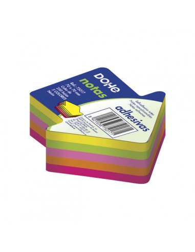 Dohe Cubos de Notas Reposicionables - 75mmx75mm - Cubo de 250 Hojas - Papel de 75gr - Ideales para Oficina y Escuela