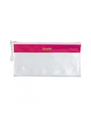 Dohe Bolsa Cremallera PVC - 22x11cm - Resistente al Agua - Ideal para Organizar Objetos Pequeños