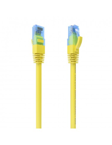 Aisens Cable de Red Latiguillo RJ45 Cat.6 UTP AWG26 CCA - 0.75m - Color Amarillo