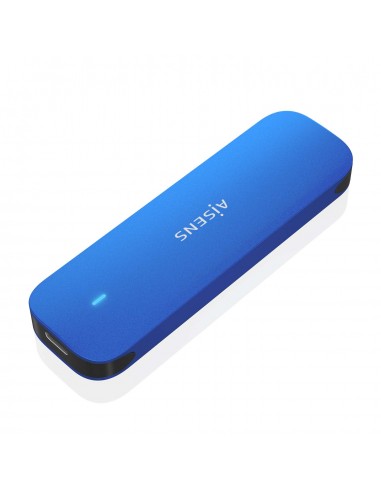 Aisens Caja Externa M.2 (NGFF) ASM2-026Blu NVMe a USB3.2 GEN2 - Color Azul