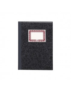 Dohe Cuaderno de Encuadernacion en Cartone - 100 Hojas - Tapa en Tres Piezas con Lomera de Tela - Interior en Papel Offset de