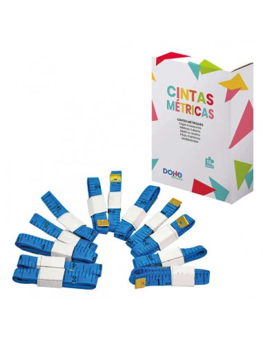 Dohe Cinta Metrica Flexible de Plastico - 100cm de Longitud - Ideal para Medir Lineas Curvas - Recomendado para Primaria