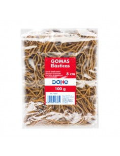 Dohe Gomas de Borrar - Longitud 8cm - Fabricadas en Latex de Gran Resistencia y Elasticidad