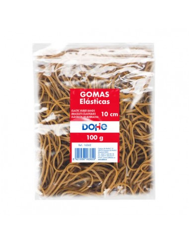 Dohe Gomas de Latex - Longitud 10cm - Gran Resistencia y Elasticidad - Bolsa de 100gr