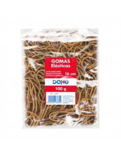 Dohe Gomas de Latex - Longitud 16cm - Gran Resistencia y Elasticidad - Bolsa de 100gr