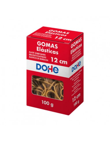 Dohe Gomas de Borrar - Longitud 12cm - Fabricadas en Latex de Gran Resistencia y Elasticidad