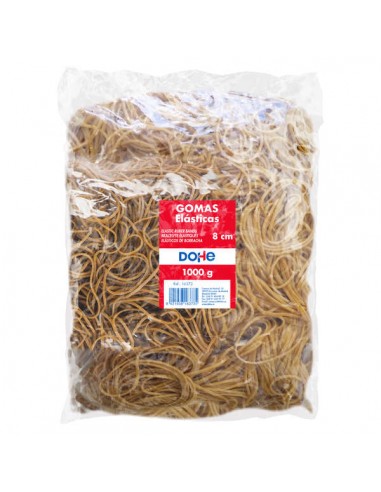 Dohe Gomas de Latex - Longitud 8cm - Gran Resistencia y Elasticidad - Bolsa de 1 Kg