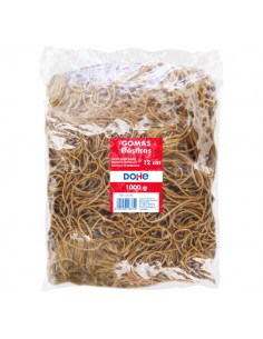 Dohe Gomas de Latex - 12cm - Gran Resistencia y Elasticidad - Bolsa de 1 Kg