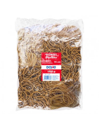 Dohe Gomas de Latex - Longitud 14cm - Gran Resistencia y Elasticidad - Bolsa de 1 Kg