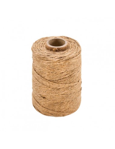 Dohe Bobina de Cuerda de Yute - 160 Metros - 3 Cabos - 200g - Especial para Paqueteria
