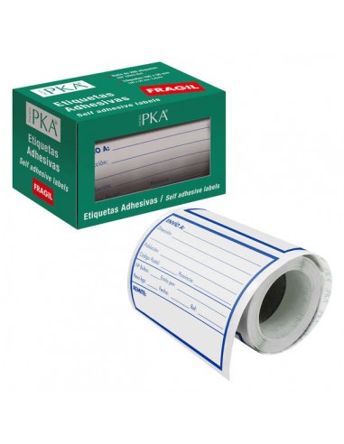 Dohe Rollo de 200 Etiquetas Adhesivas Pre-Impresas - 109x82mm - Ideal para Expedicion de Paquetes