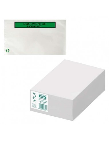 Dohe Caja de 1000 Sobres Autoadhesivos para Envio de Documentos - Packing List Especial Envios
