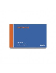 Dohe Talonarios Preimpresos a Dos Tintas en Papel Autocopiativo - 150 Hojas - Octavo Apaisado - Triplicado