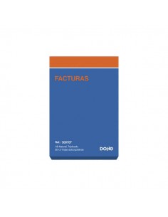 Dohe Talonarios Preimpresos a Dos Tintas en Papel Autocopiativo - Octavo Natural - Triplicado - 100 Hojas