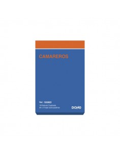 Dohe Talonarios Preimpresos a Dos Tintas en Papel Autocopiativo - 100 Hojas - Octavo Natural - Duplicado