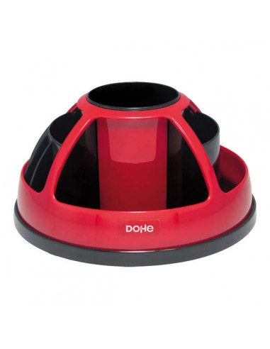 Dohe Organizador de Sobremesa Giratorio - Material de Maxima Calidad - Libre de Metales Pesados - Ideal para Ordenar