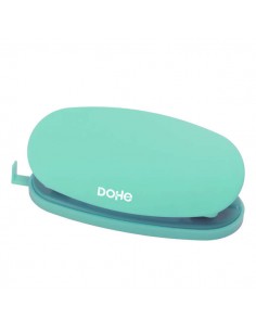 Dohe Taladro de Sobremesa con Tacto Soft Touch - Taladra hasta 16 Hojas - Diseño Ergonomico - Facil de Usar