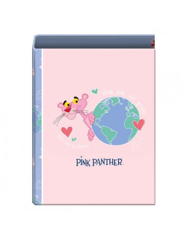 Dohe Carpeta de Carton Forrado - Tamaño Folio 264x340x60mm - Guardas Impresas - Mecanismo de 4 Anillas Mixtas Niqueladas