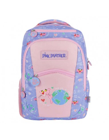Dohe Mochila Grande Pink Panther - Fabricada en Poliester Resistente - Compartimento Principal con Bolsillo Acolchado -