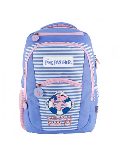 Dohe Mochila Grande Pink Panther - Fabricada en Poliester - Compartimento Acolchado para Portatil - Bolsillos Frontales y