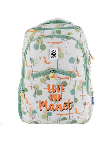 Dohe Mochila Grande Pink Panther - Fabricada en Poliester Resistente - Compartimento Acolchado para Portatil - Bolsillos