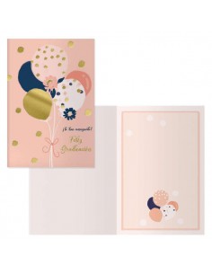 Dohe Tarjeta de Felicitacion de graduacion 11.5x17cm - Impresion a Todo Color - Estampaciones con Pelicula de Color -