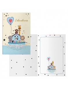Dohe Tarjeta de Felicitacion para Nacimientos - 11.5x17cm - Impresas a Todo Color - Estampaciones con Pelicula de Color -