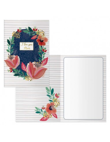 Dohe Tarjeta de Felicitacion Dia de la Madre - 11.5x17cm - Impresas a Todo Color - Estampaciones con Pelicula de Color -