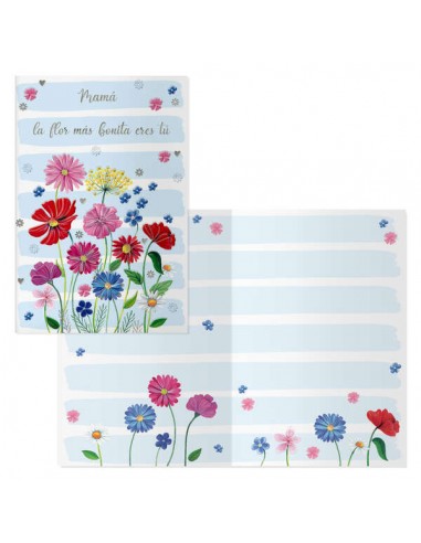 Dohe Tarjeta de Felicitacion Dia de la Madre - 11.5x17cm - Impresas a Todo Color - Estampaciones con Pelicula de Color -