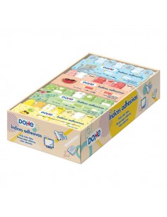 Dohe Caja Expositora de 36 Sets Indices Adhesivos Impresos - 18x65mm - Formas y Motivos Surtidos