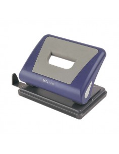 Dohe Taladro Resistente de Alta Calidad - 6mm de Diametro - Distancia de 80mm Entre Perforaciones - Guia Ajustable para Papel