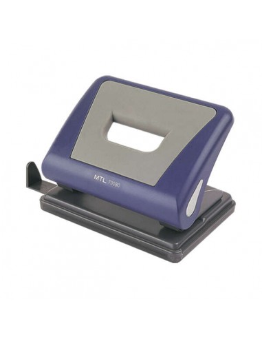 Dohe Taladro Resistente de Alta Calidad - 6mm de Diametro - Distancia de 80mm Entre Perforaciones - Guia Ajustable para Papel