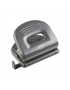 Dohe Taladro Resistente de Alta Calidad - 6mm de Diametro - Distancia de 80mm Entre Perforaciones - Guia Ajustable para Papel