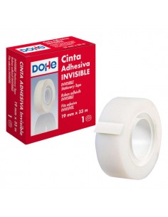 Dohe Cinta Adhesiva Invisible de Polipropileno - 50 Micras - Alta Resistencia y Potente Adhesivo - Aptas para Todo Tipo de