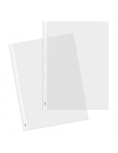 Dohe 100 Fundas Multitaladro con 16 Perforaciones - 100x200mm - Polipropileno Rugoso