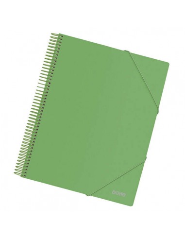 Dohe Carpeta con 30 Fundas Tamaño A4 - Tapa de Polipropileno Opaco de 800 Micras - Fundas Transparentes de 80 Micras -