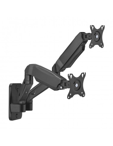 Aisens Soporte de Pared PRO Contrapeso Giratorio e Inclinable para Monitor TV 9kg (3 Pivotes - 2 Brazos) de 17-32 - Color