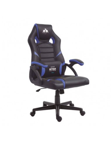 Cromad Silla Gaming - Materiales Premium - Ruedas de Nailon - Piston Clase 2 - Altura Regulable - Cojin Lumbar