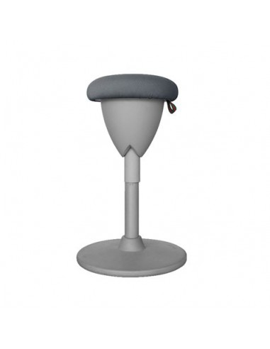 Cromad Silla Giratoria Ergonomica - Diseño Autoequilibrado - Asiento Ajustable - Espuma Moldeada - Giro 360