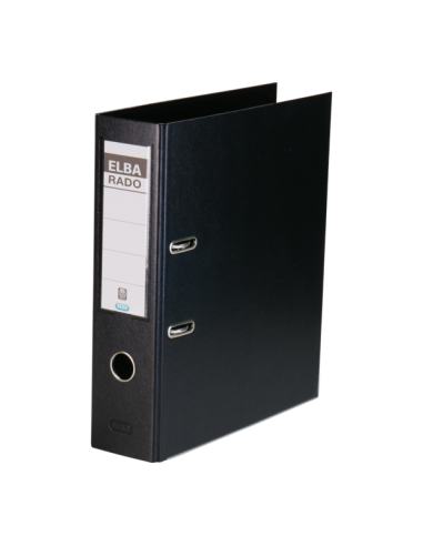 Elba Archivador Palanca Rado Plast A4 PVC - Resistente y Duradero - Capacidad para 80mm de Documentos - Tamaño A4 - Color