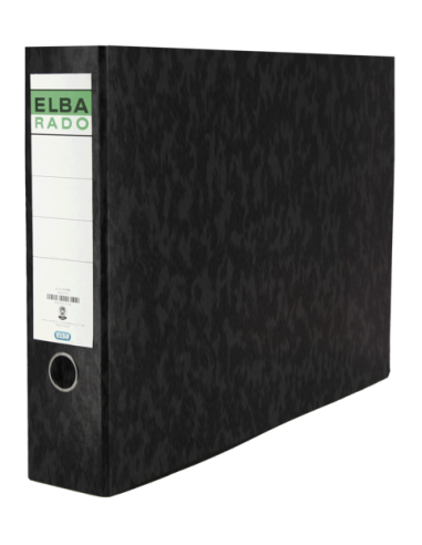 Elba Archivador Palanca Carton Compacto A3 Apaisado - Resistente y Duradero - Tamaño A3 Apaisado - Ideal para Organizar