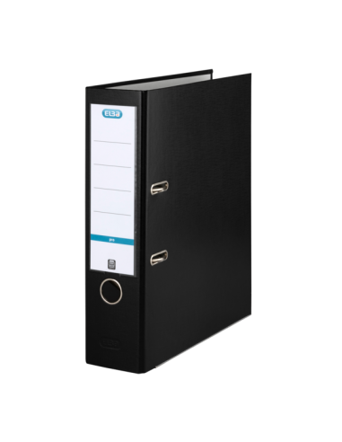 Elba Archivador Palanca Rado Top A4 - Resistente y Duradero - Capacidad para 80mm de Documentos - Tamaño A4 - Color Negro