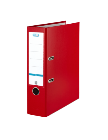 Elba Archivador Palanca Rado Top A4 - Resistente y Duradero - Capacidad para 80mm de Documentos - Tamaño A4 - Color Rojo